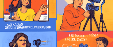 очаровательный фэнтезийный пейзаж с величественными горами на заднем плане, ярким закатом и волшебным лесом на переднем плане